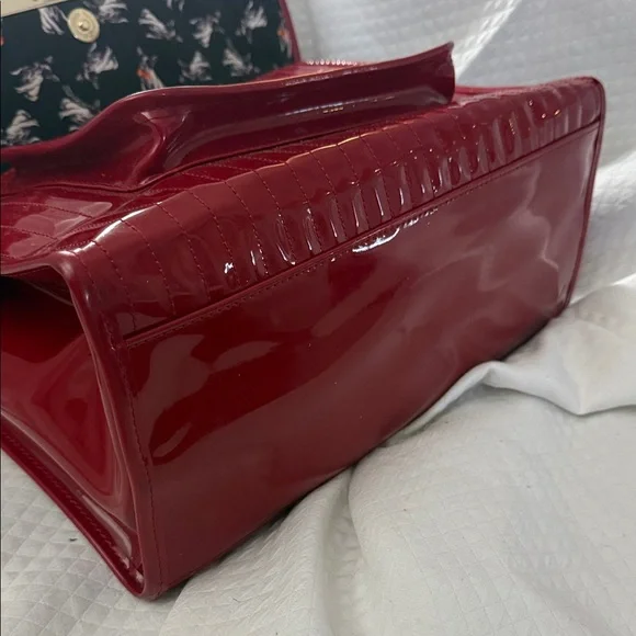 Ted Baker Deep Red Large Satchel - Picture 4 of 16